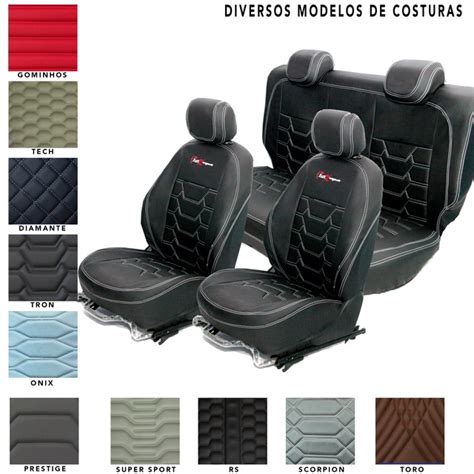 Capa De Couro Para Banco Personalizada Fiat Nova Strada Dupla