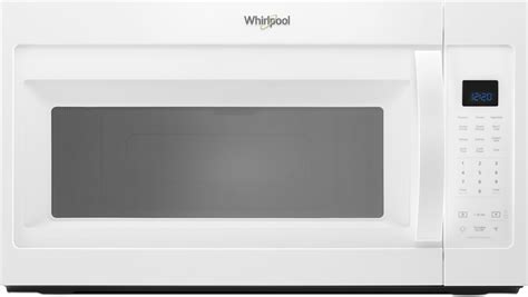 Whirlpool® 1 9 Cu Ft White Over The Range Microwave Spencer S Tv And Appliance Phoenix Az