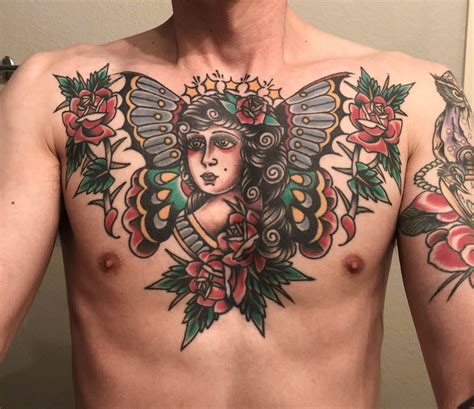 Joseph Morgan Chest Tattoo