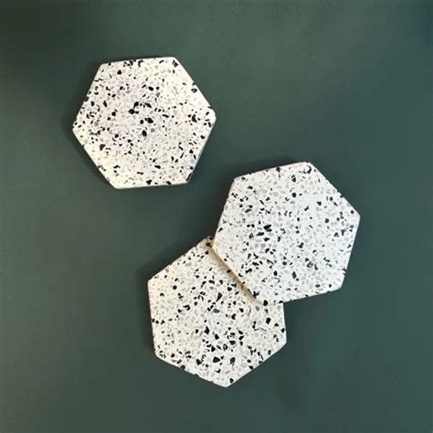 Hexagon Coasters at Rs 795.00 | Marble Coasters | ID: 2850587338248