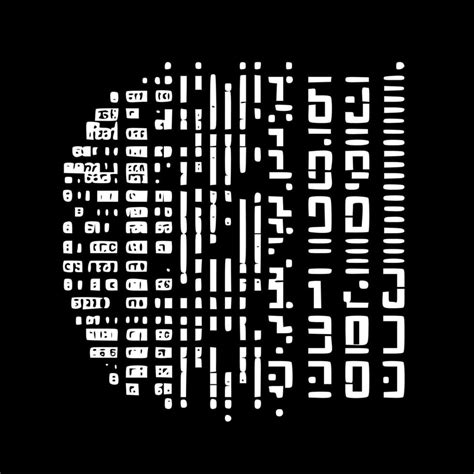 Binary Code - Minimalist and Flat Logo - Vector illustration 23542199 Vector Art at Vecteezy