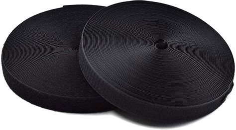 Amazon TEAMWILL 2 Roll 11 Yards 1 Inch Wide Black Nylon Heavy