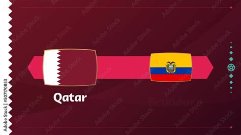 Vid O Stock Qatar Vs Ecuador Match Football Video Animation World