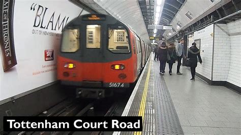 Tottenham Court Road Northern Line London Underground 1995 Tube