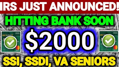 Irs Announced Direct Deposit Of Stimulus Check Hitting Bank