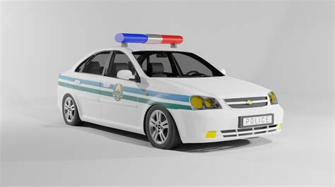 Artstation Uzbekistan Police Car Texture Work