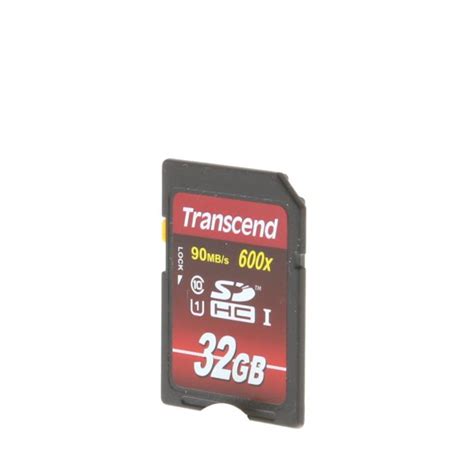 Transcend 32GB 90 MB S 600X Class 10 UHS 1 SDHC I Memory Card At KEH Camera