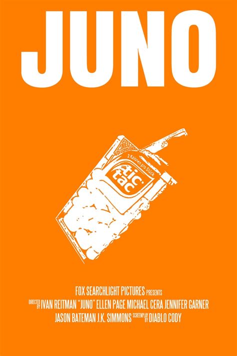 Juno Jason Reitman Juno Movie Movie Posters Movie Posters Minimalist