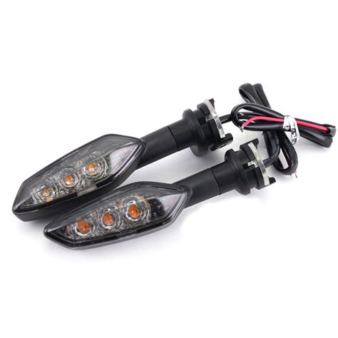 Loja Mundo Naked Par De Piscas Led Para Kawasaki Ninja Seta