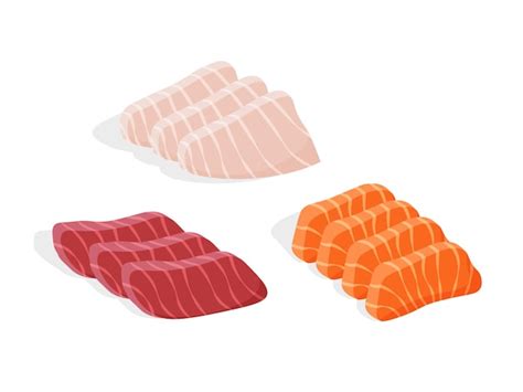 Sashimi Isolated Vectors And Illustrations For Free Download Freepik