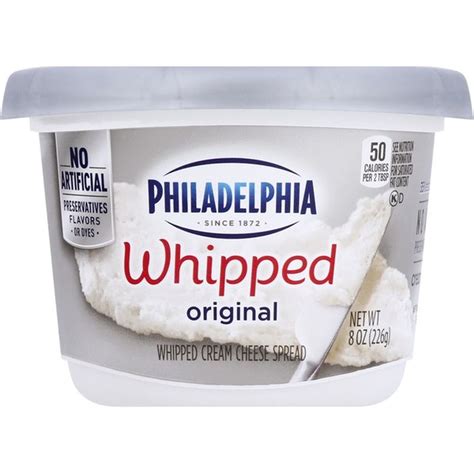 Philadelphia Plain Whipped Cream Cheese Oz From Stop Shop Instacart