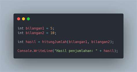 Belajar Bahasa Pemrogaman Dasar C 48 Method Dengan Tipe Data