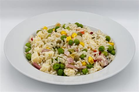 Italian Cold Rice Salad Riso Freddo Fresh And Healthy Summer Salad On