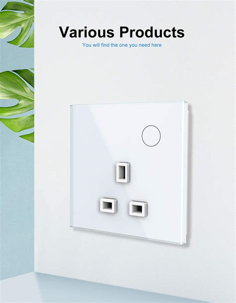 Livolo Wall Power A Socket Switch Control Current Safe Outlet White