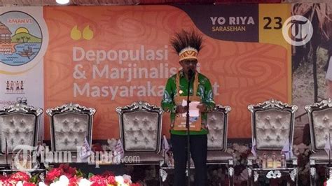 Gelaran KMAN VI Di Kota Jayapura Sukses Frans Pekey Momen Merajut