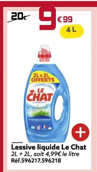 Promo Lessive Liquide Le Chat Chez Gifi Icatalogue Fr