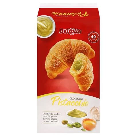 DALCOLLE Croissant Pistacchio Croissants à la crème de pistache 225g