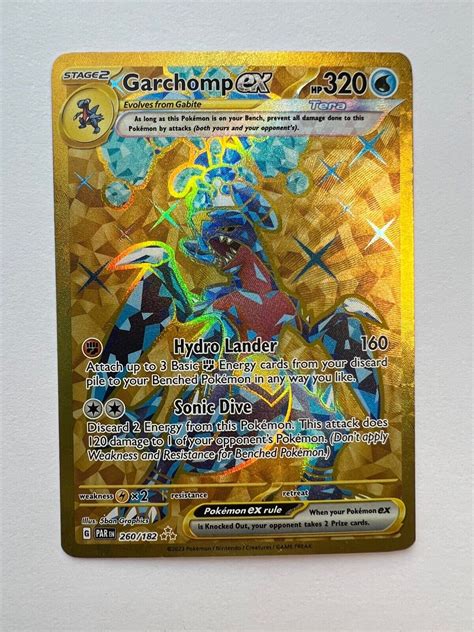 Pokémon TCG Garchomp ex Paradox Rift 260 182 Holo Hyper Rare eBay