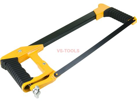 12inch 300mm Aluminum Hack Saw Handsaw Frame Blade Dual Rubber