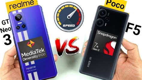 Poco F5 Vs Realme GT Neo 3 Speedtest 5 Heavy Games YouTube