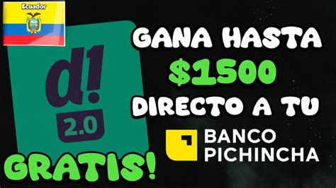 PROMO ACTIVAGANA DINERO A TU BANCO PICHINCHA 3 USD Por REGISTRO