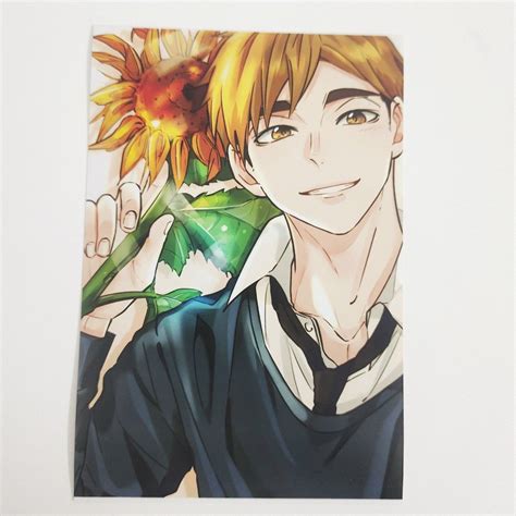 Ready Stock Haikyuu Miya Atsumu Fan Merch Postcard Photocard Id Photo