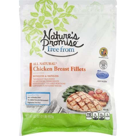 Nature S Promise Chicken Breast Fillets Natural Boneless Skinless