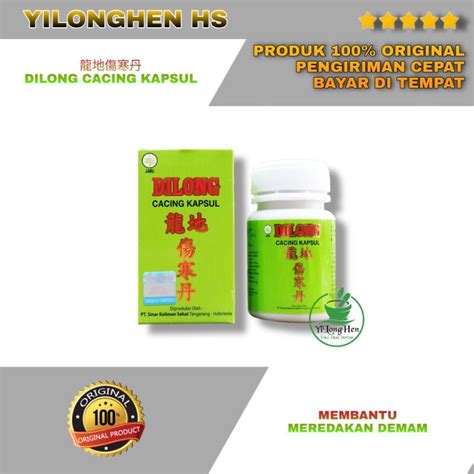 Jual Dilong Cacing Kapsul Isi 60 Di Long Obat Demam Obat Tipes Cacing