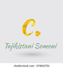 Symbol Uzbekistan Currency Golden Texturevector Eps Stock Vector ...