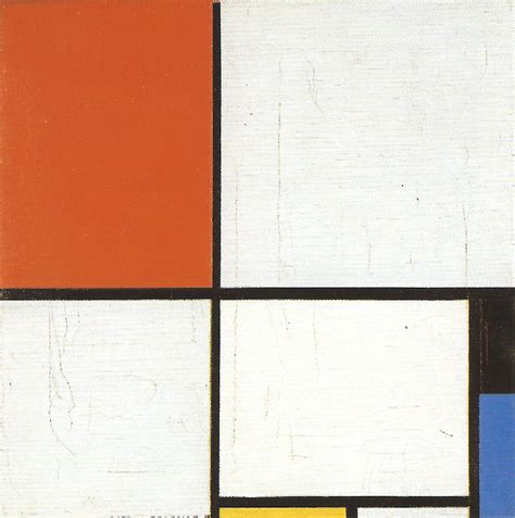 Composition With Red Yellow And Blue By Piet Mondrian