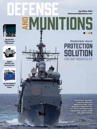 We Are On The Defense And Munitions Magazine Cover Bel Air Finishing