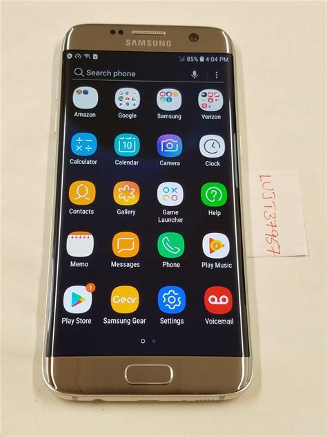 Samsung Galaxy S7 Edge Verizon Silver 32gb Sm G935v Lujt37957 Swappa