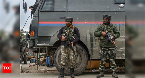 Jammu And Kashmir Encounter 1 Soldier 4 Civilians Killed In Anti Terror