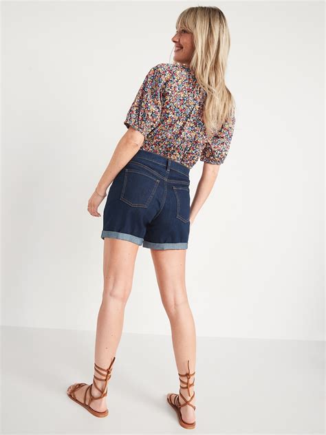 Mid Rise Wow Jean Shorts Inch Inseam Old Navy