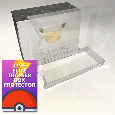 Amazon Pokemon Case Elite Trainer Clear Plastic Display Box For