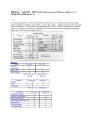 Adm B Fall Dgd Week Suppelychainmanagement Questions Solutions