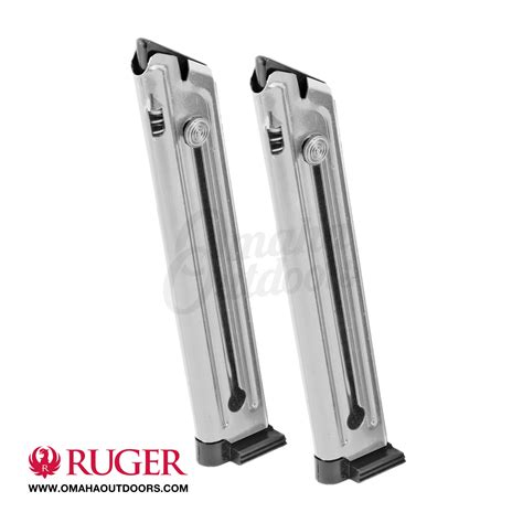 Ruger Mark Iv 2245 Nickel Magazine 2 Pack Omaha Outdoors