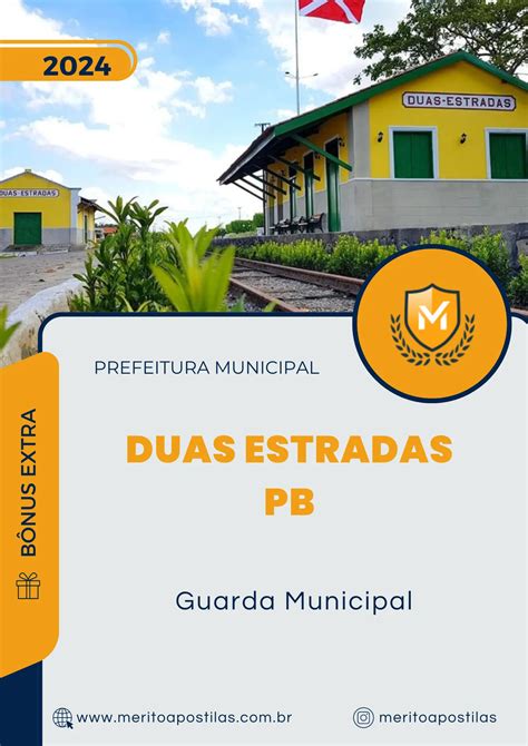 Apostila Guarda Municipal Prefeitura De Duas Estradas Pb M Rito