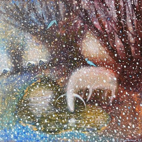 Snow Painting By Elena Markova Saatchi Art