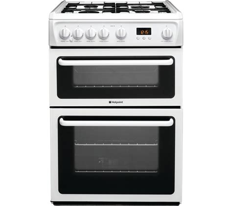 Buy Hotpoint Ultima Hag60p Gas Cooker White Free Delivery Currys