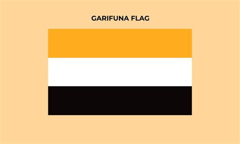 Premium Vector | Garifuna flag holiday concept