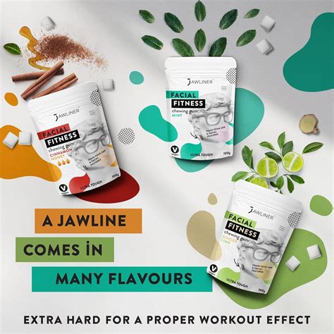 Jawliner Fitness Chewing Gum Month Pack Sugar India Ubuy