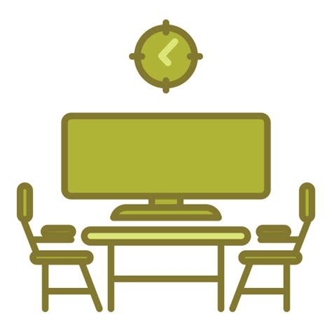 Meeting room - Free furniture and household icons