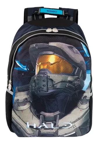 Mochila Escolar Backpack Primaria Chenson Master Chief Halo Meses Sin