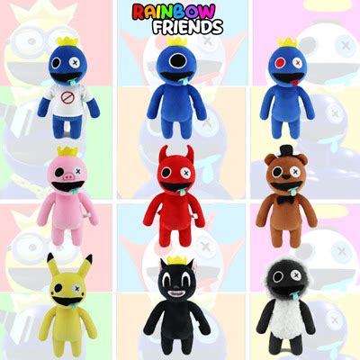 Roblox Rainbow Friends Chapter Demon Doll Plush Toy Stuffed Piggy