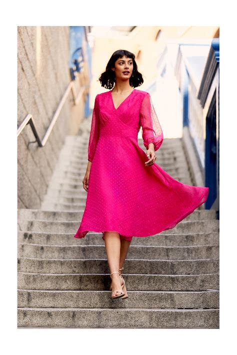 fuschia pink midi dress | Dresses Images 2022