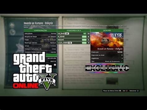 GTA 5 ONLINEPS4 GOLPE DO APARTAMENTOINVASÃO AO LABORATÓRIO HUMANA