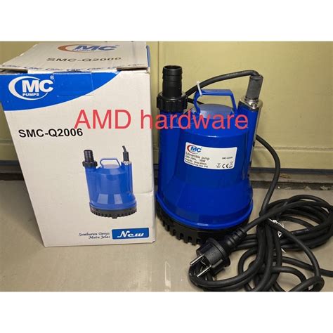 Jual MC PUMP SMC Q2006 Pompa Celup MANUAL 100W Submersible Hisap Air