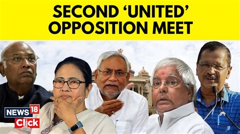 Opposition Meeting Bangalore Two Day Mega Opposition Meet In