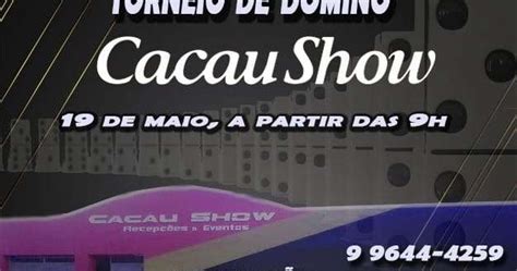 BLOG DO DJALMA LOPES TORNEIO DE DOMINÓ NA CACAU SHOW EM VICÊNCIA PE